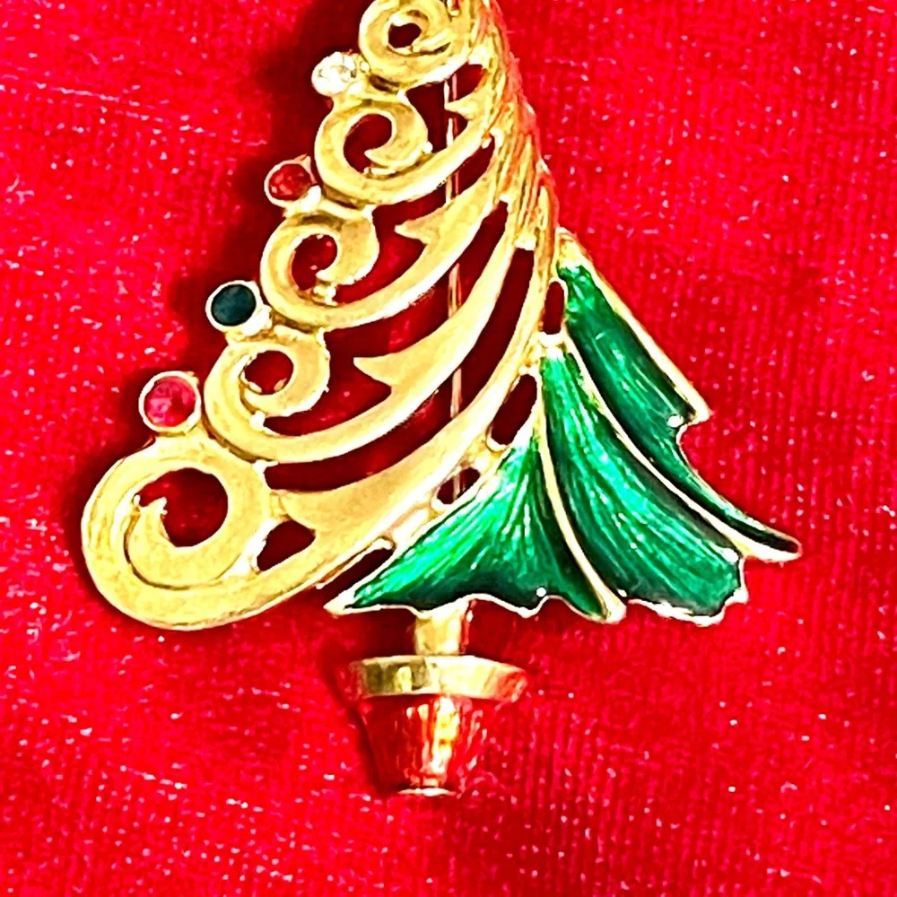 Collectible Radko Holiday Tree Pin